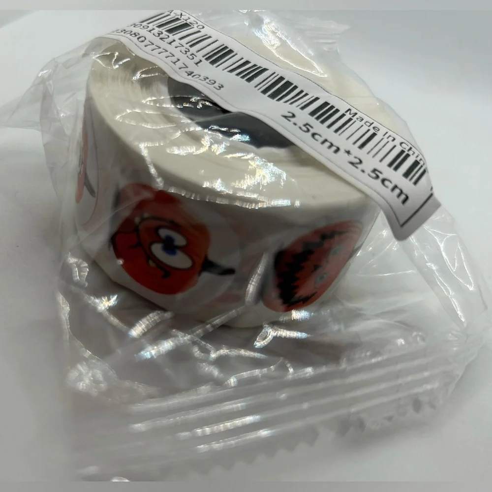 Thank you stickers, Halloween Pumpkin Jack-o-lantern Spooky 8 designs 500pcs